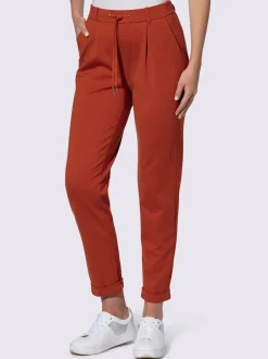 Pantalons jogpants en jersey avec poches et détails raffinés