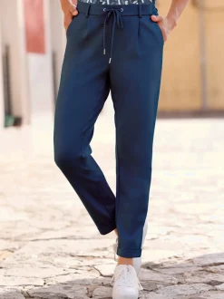 Pantalons jogpants en jersey avec poches et détails raffinés