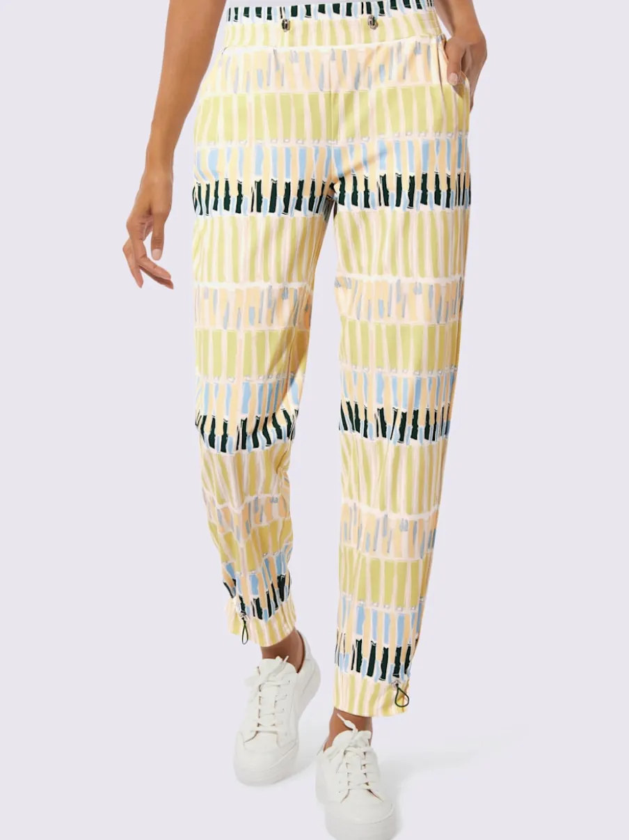 Pantalons jogpants en polyamide avec ceinture réglable