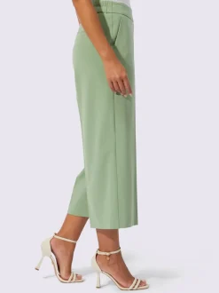 Pantalons jupe-culotte avec poches et plis soignés