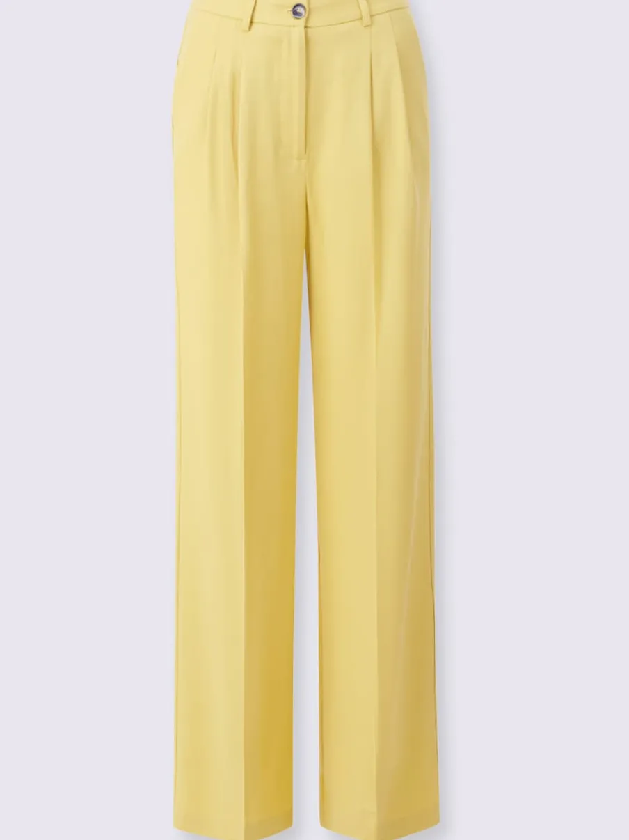 Pantalons larges avec plis et poches confort fit