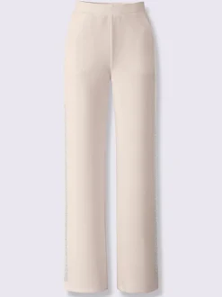 Pantalons larges avec poches avant et pierres brillantes
