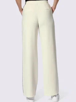 Pantalons larges avec poches avant et pierres brillantes