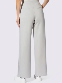 Pantalons larges avec poches avant et pierres brillantes