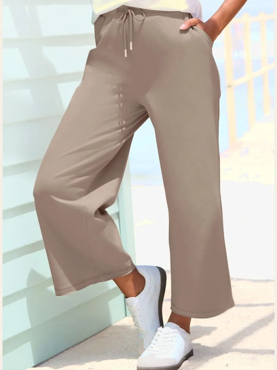 Pantalons larges avec poches latérales pour loisirs