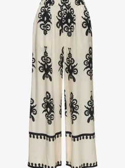 Pantalons larges avec poches imprimé viscose douce