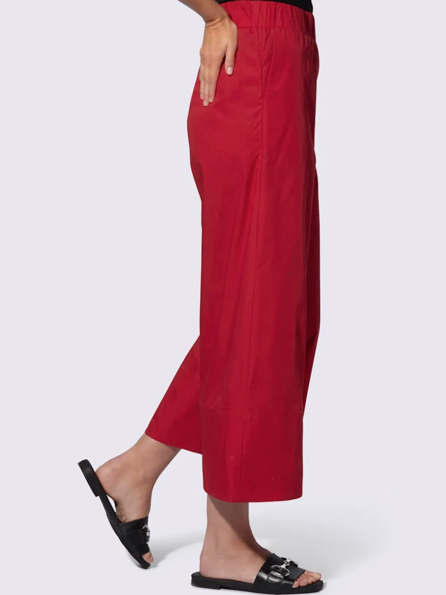 Pantalons larges à ceinture élastique avec poches latérales