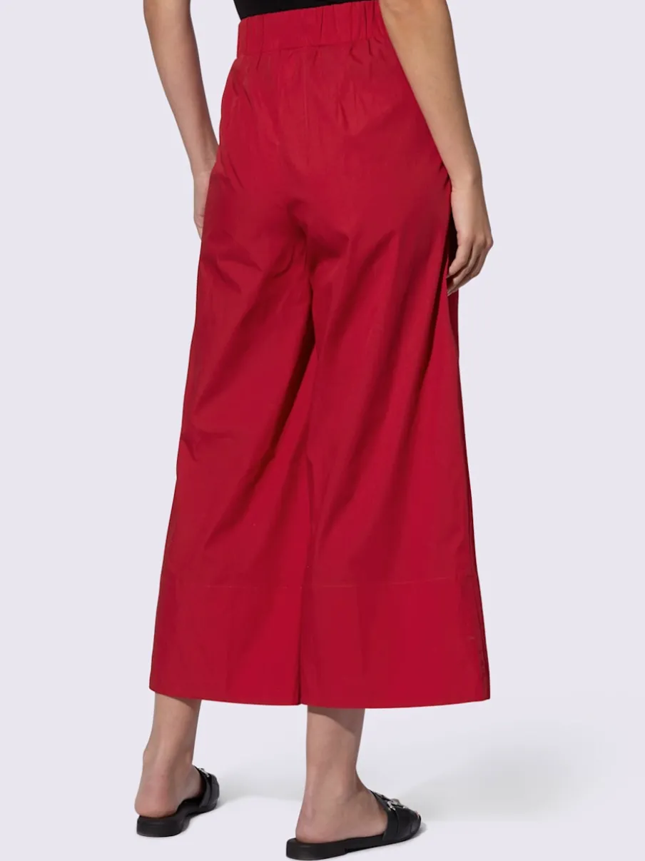 Pantalons larges à ceinture élastique avec poches latérales