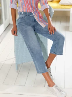 Pantalons larges décontractés en jean avec poches pratiques