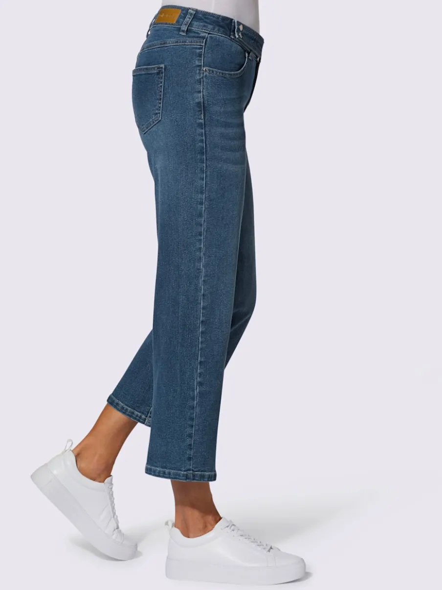 Pantalons larges décontractés en jean avec poches pratiques