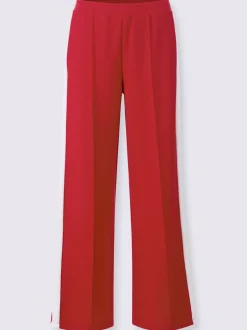 Pantalons larges en jersey avec ceinture élastique et poches