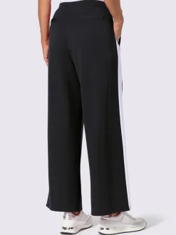 Pantalons larges en jersey avec ceinture élastique et poches