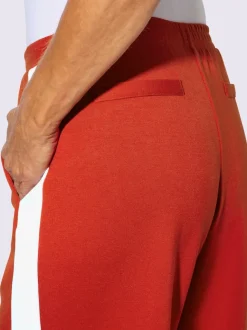 Pantalons larges en jersey avec ceinture élastique et poches