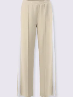 Pantalons larges en jersey avec ceinture élastique et poches