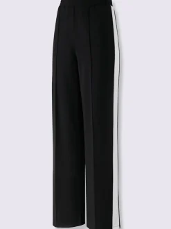 Pantalons larges en jersey avec ceinture élastique et poches