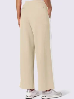 Pantalons larges en jersey avec ceinture élastique et poches