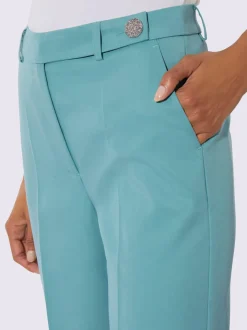 Pantalons larges en mélange de lyocell avec poches