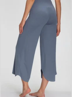 Pantalons larges jupe-culottes douces et fluides pour la maison