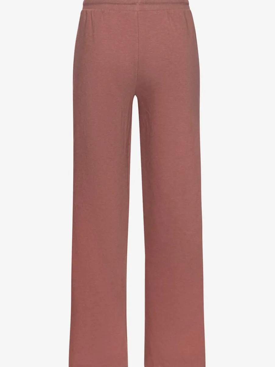 Pantalons moulants avec poches élastiques et empiècements côtelés