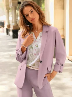 Pantalons à pinces avec ceinture élastique et poches