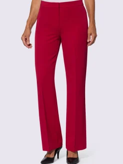 Pantalons plissés avec ceinture gainante en polyester recyclé