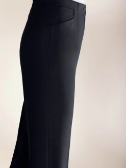 Pantalons silhouette affinée taille élastiquée respirants faciles entretien