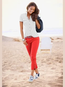 Pantalons skinny ajustés avec Power Mesh intégré soutien