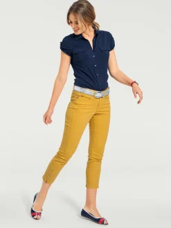 Pantalons skinny ajustés avec Power Mesh intégré soutien