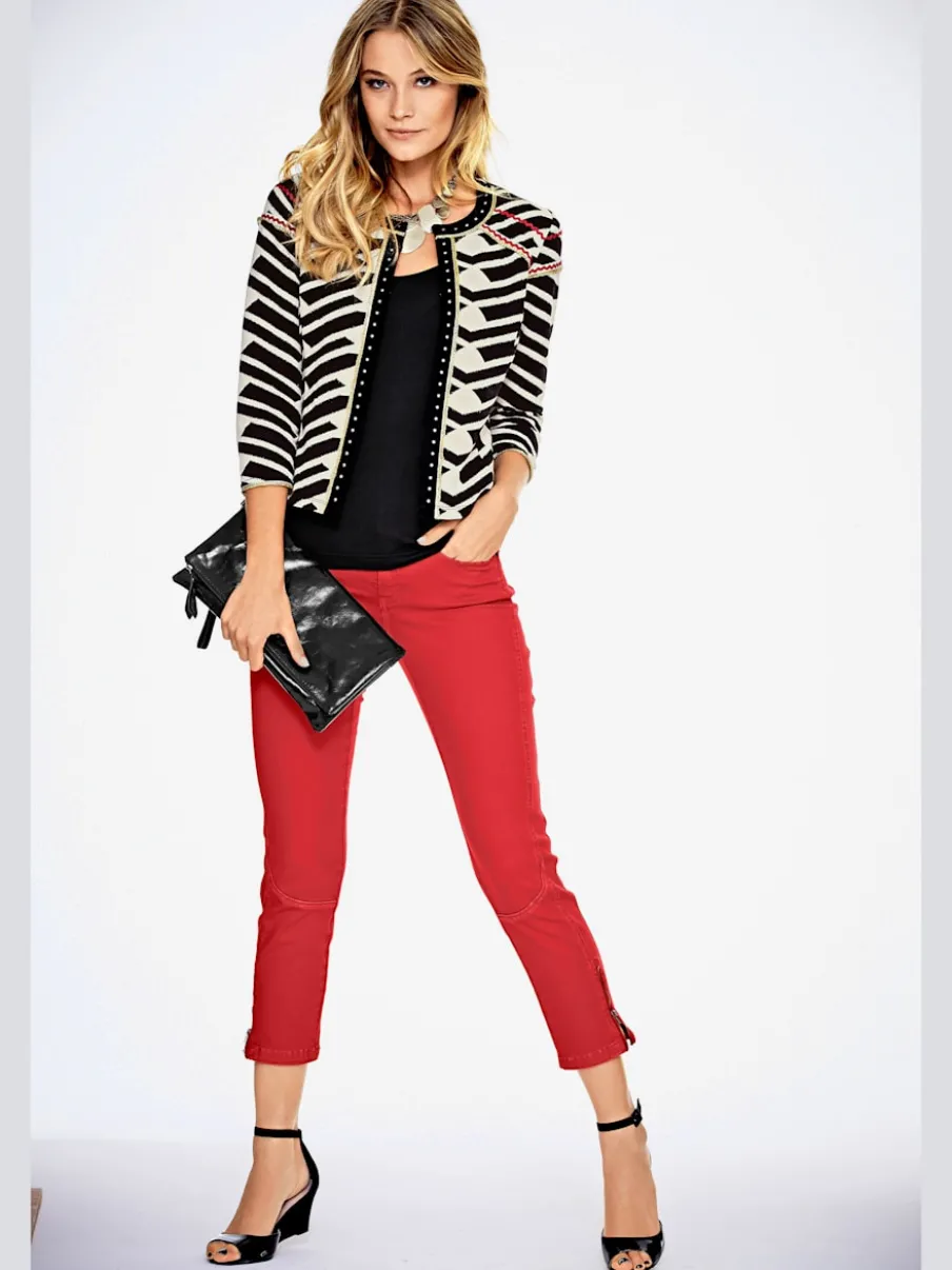 Pantalons skinny ajustés avec Power Mesh intégré soutien
