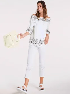 Pantalons skinny ajustés avec Power Mesh intégré soutien