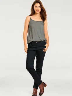 Pantalons skinny avec effet push-up au dos