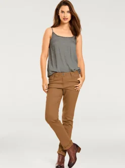 Pantalons skinny avec effet push-up au dos