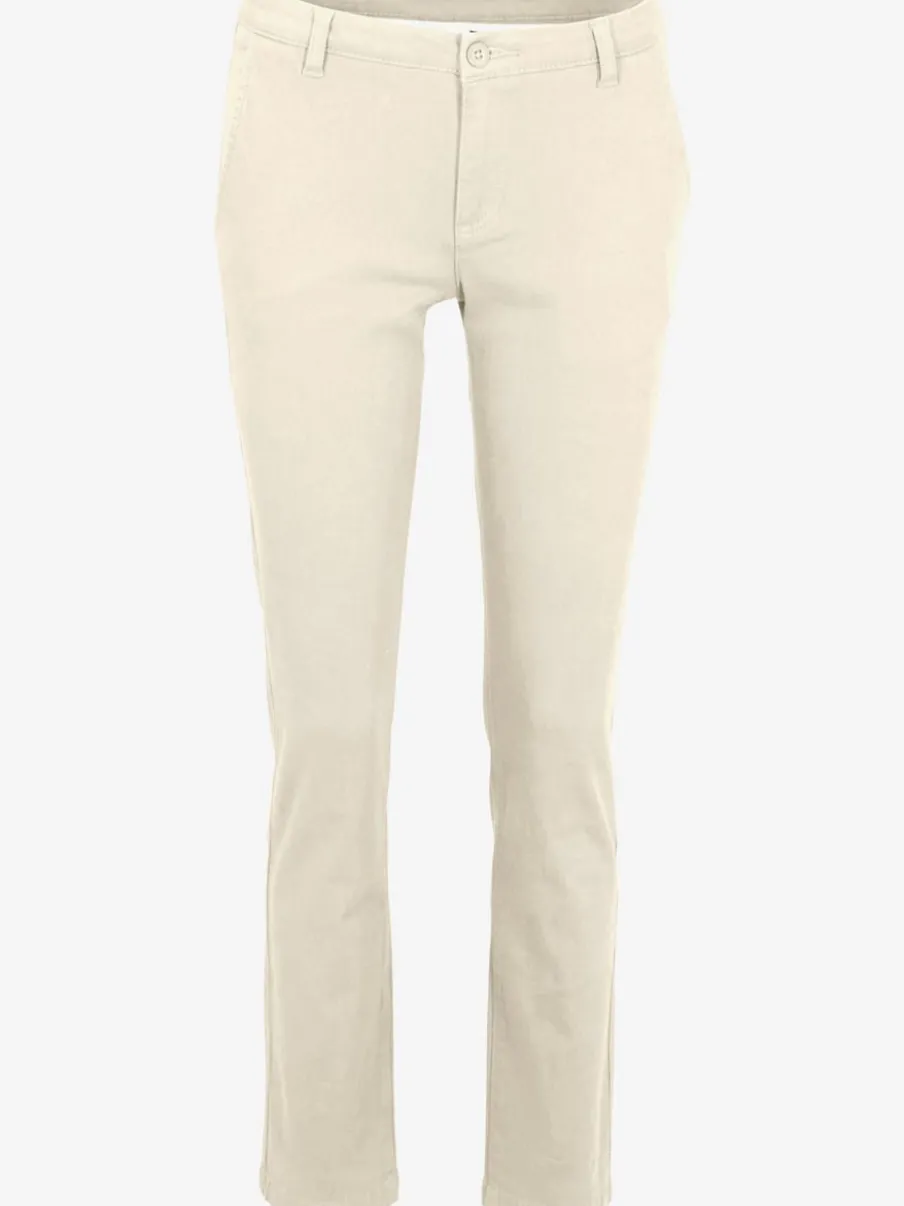 Pantalons skinny avec poches fendues et passants fermés