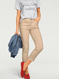 Pantalons skinny cinq poches style décontracté léger