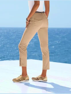 Pantalons skinny cinq poches style décontracté léger