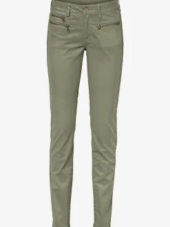 Pantalons skinny slim fit à brillance raffinée élégante