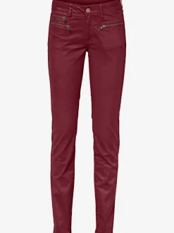 Pantalons skinny slim fit à brillance raffinée élégante