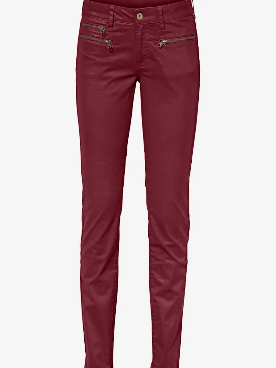 Pantalons skinny slim fit à brillance raffinée élégante