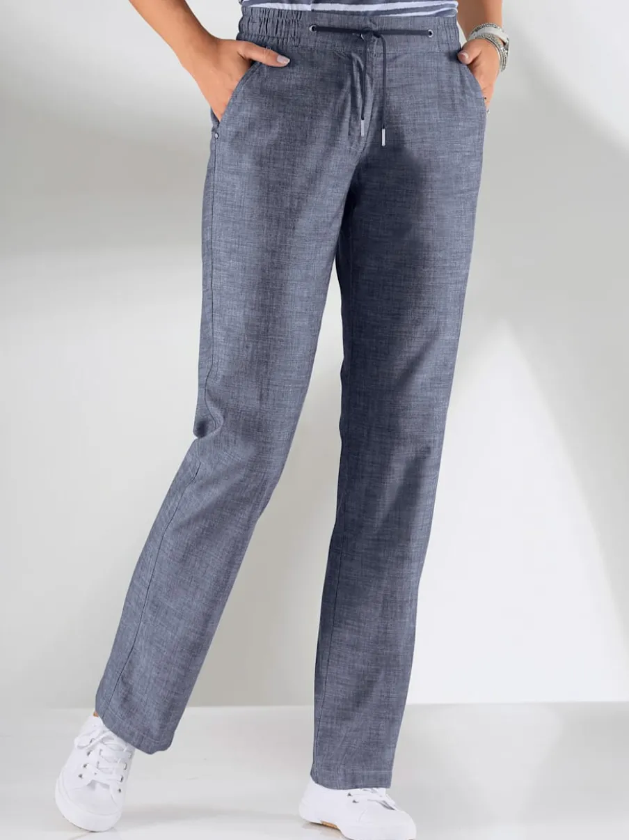 Pantalons sport avec ceinture élastique et poches pratiques