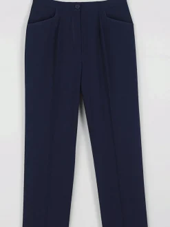 Pantalons taille élastiquée avec ceinture plate discrète