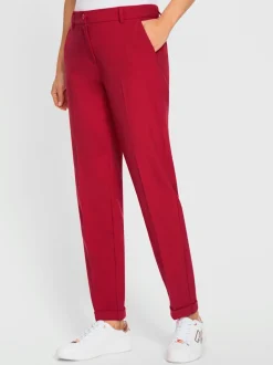 Pantalon structure indéformable avec ceinture élastique et poches