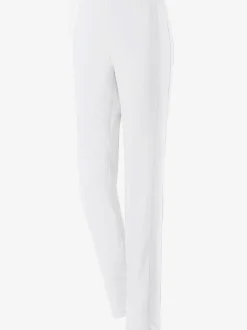 Pantalons unis avec ceinture élastique confortable extensible