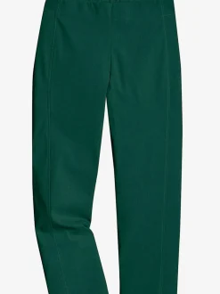 Pantalons unis avec ceinture élastique confortable extensible