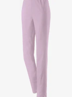Pantalons unis avec ceinture élastique confortable extensible