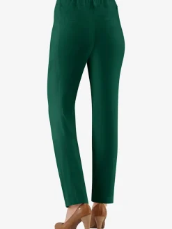 Pantalons unis avec ceinture élastique confortable extensible