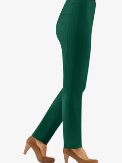 Pantalons unis avec ceinture élastique confortable extensible