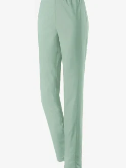 Pantalons unis avec ceinture élastique confortable extensible
