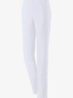 Pantalons unis avec ceinture élastique confortable extensible