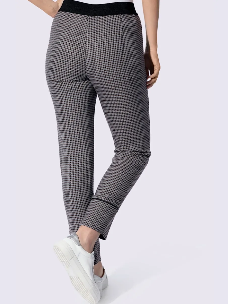 Pantalon superbe motif jacquard