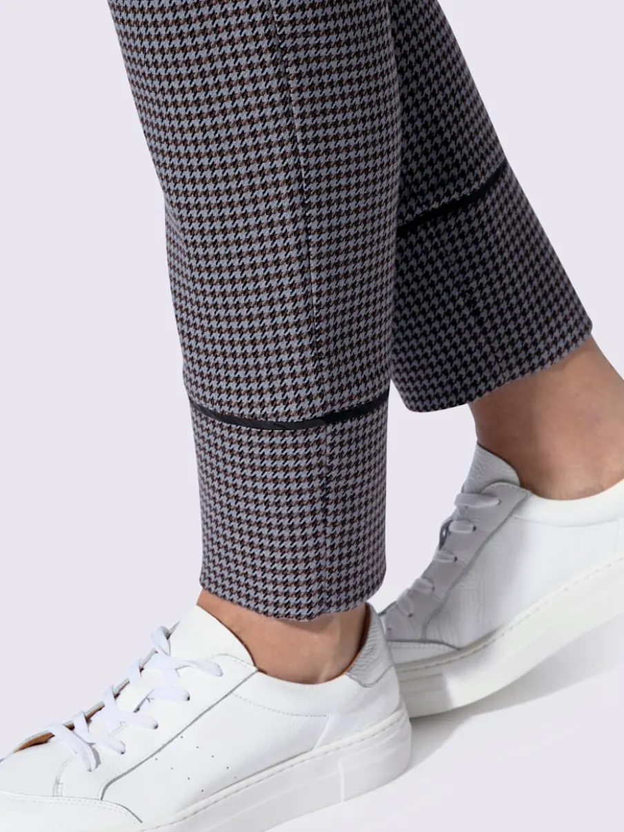 Pantalon superbe motif jacquard